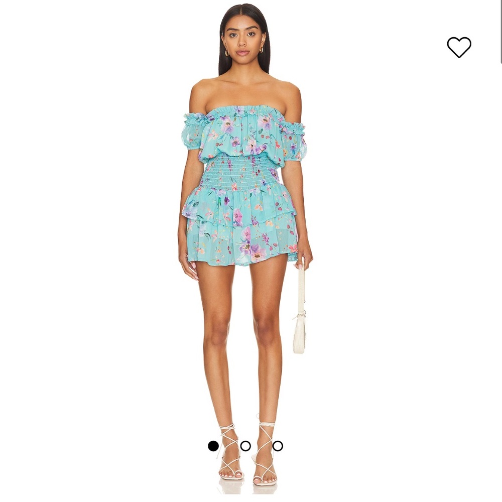 RAYS FOR DAYS ABIGAIL ROMPER IN TURQUOISE SEA FLORAL | SIZE SMALL | WORN ONCE